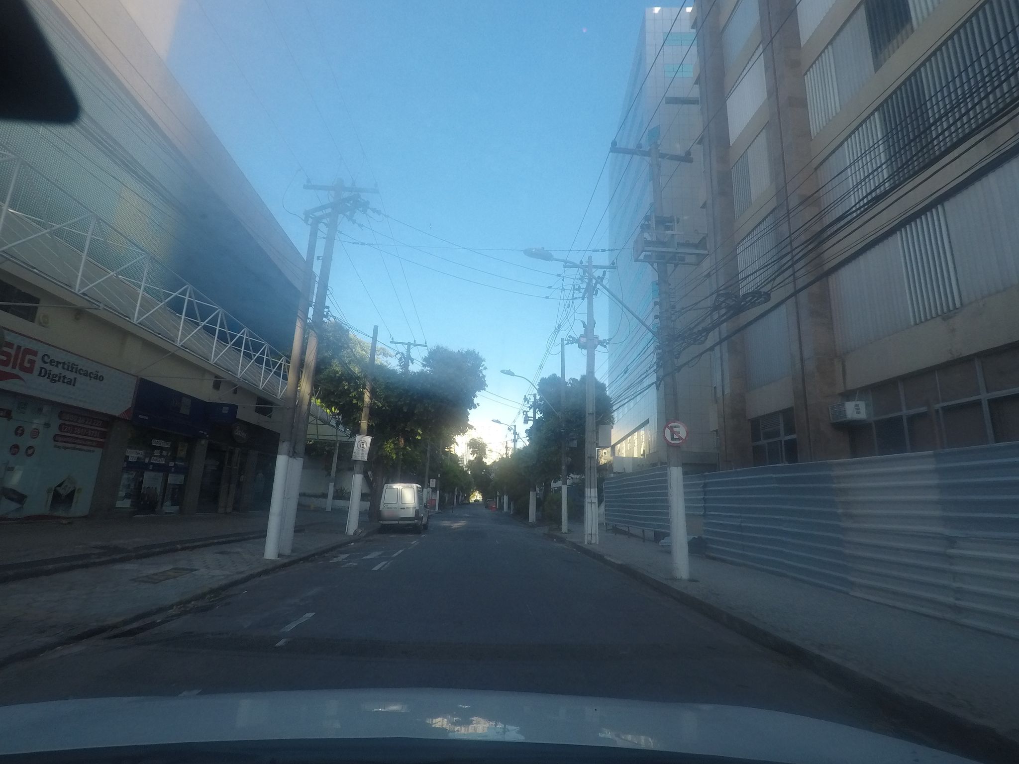 Vista da rua do Niteroi 12 Of de Justica em Niterói/RJ
