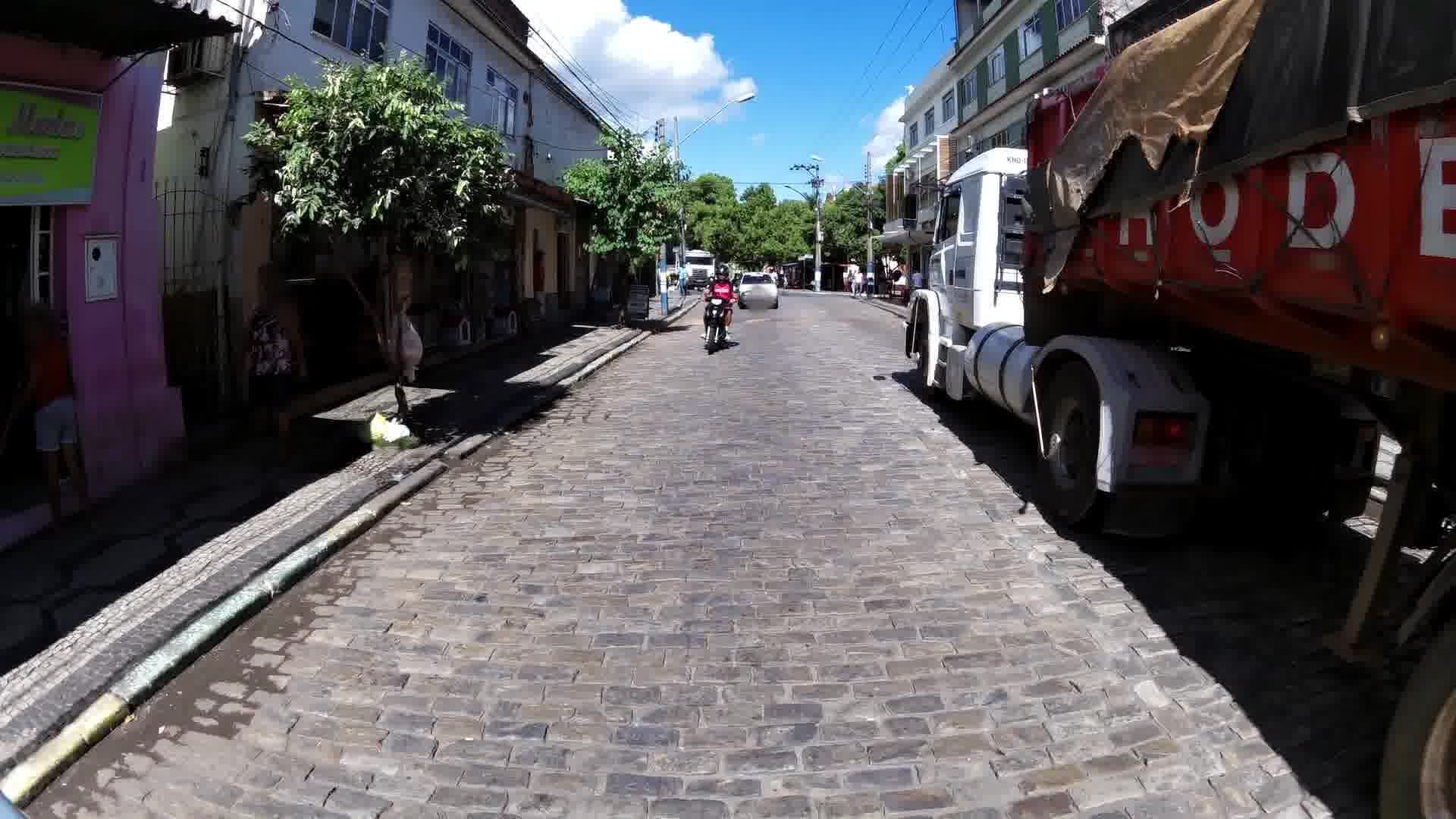 Vista da rua do Sapucaia Oficio Unico em Sapucaia/RJ