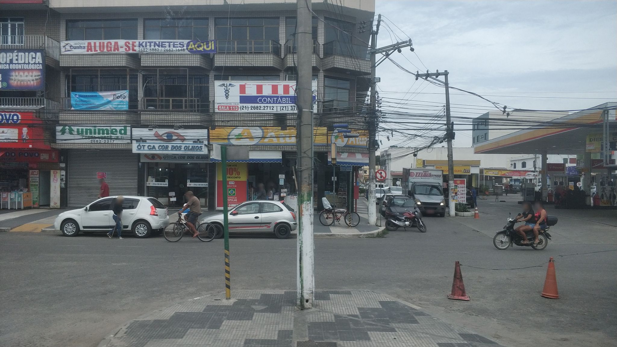 Vista da rua do Seropedica 01 Of de Justica em Seropédica/RJ