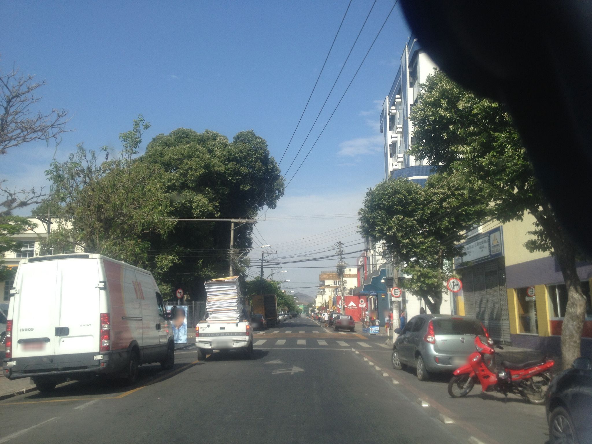 Vista da rua do Tres Rios 03 Of de Justica em Três Rios/RJ