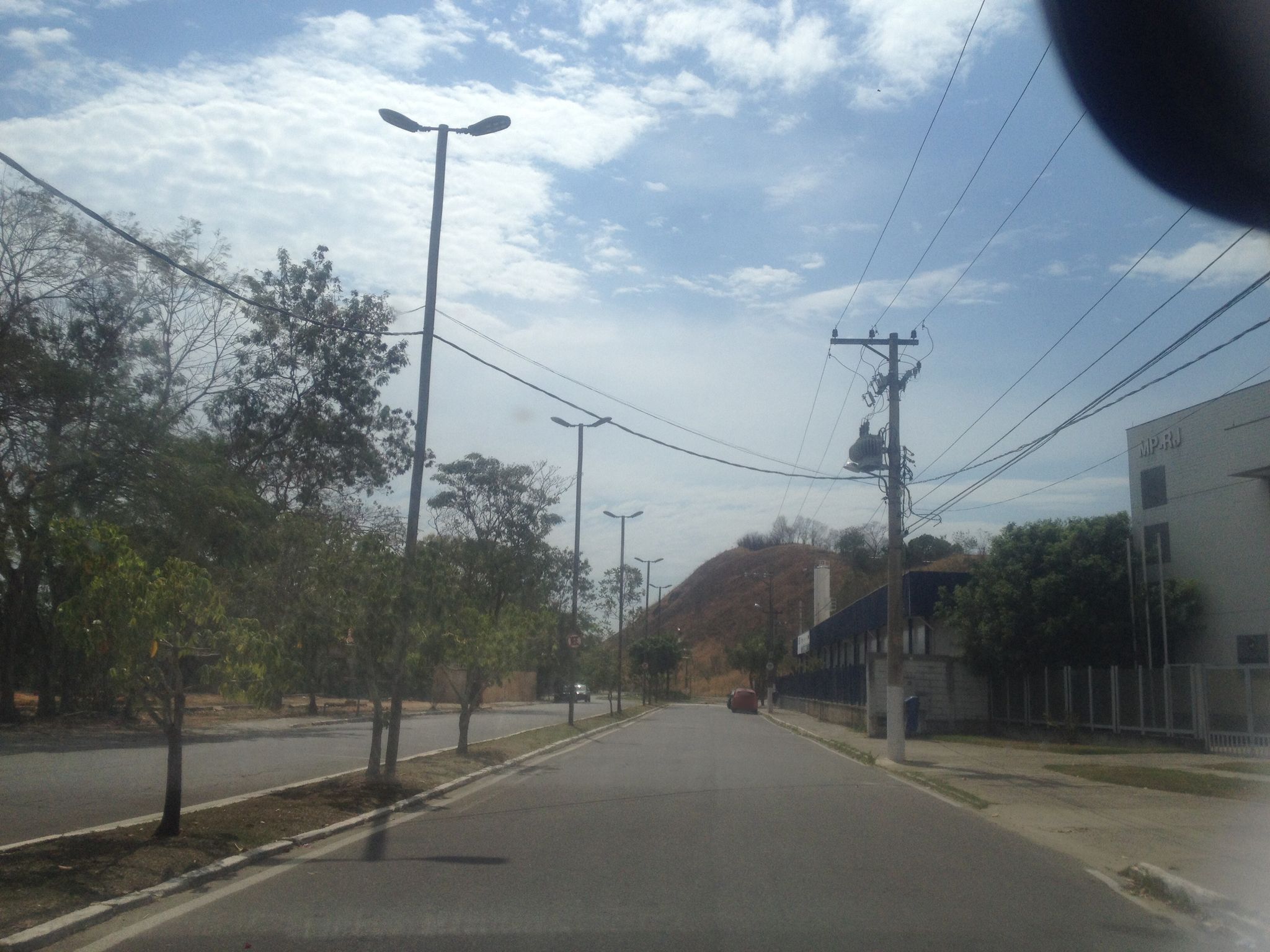 Vista da rua do Tres Rios Dcp em Três Rios/RJ